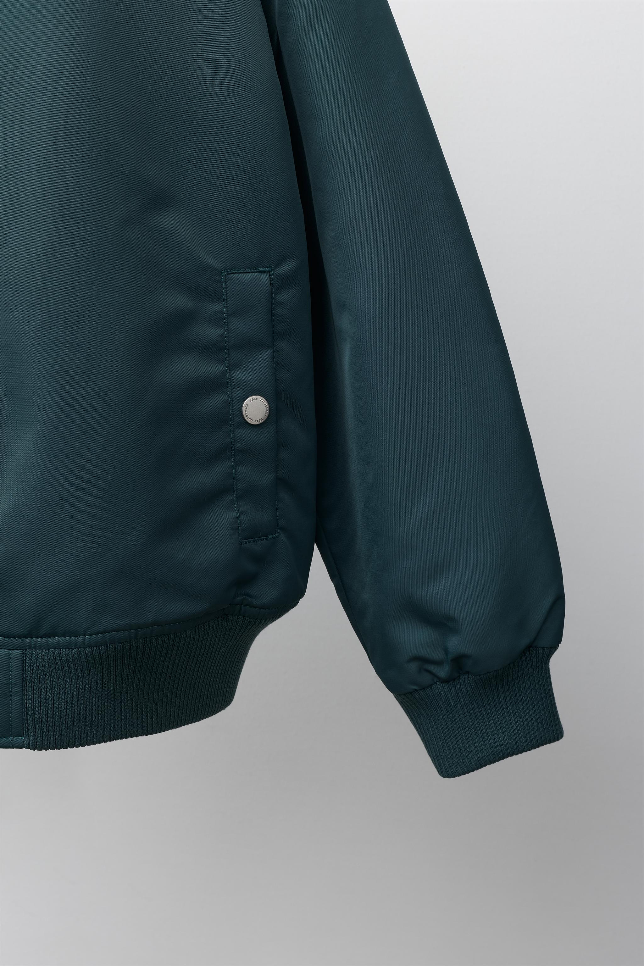 BLOUSON BOMBER À INSCRIPTION BRODÉE